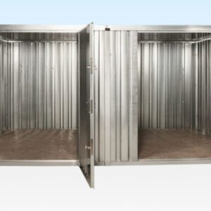 3M X 4.2M Side Linked Flat Pack Container Bundle (Galvanised)